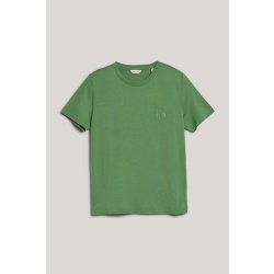 GANT REG TONAL SHIELD SS T-SHIRT DUSTY GREEN