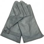 BW kožené rukavice lemované šedé – Zboží Mobilmania