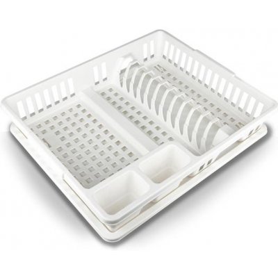 Plastový odkapávač s podnosem HEIDRUN 47x39cm Varianta: ZELENÁ – Zboží Dáma