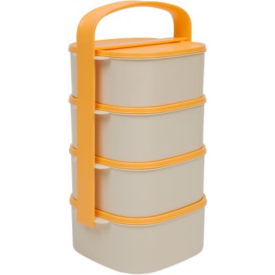 Jídlonosič plastový 4 patra, 1,2l, český výrobek – Hledejceny.cz