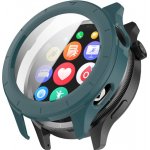 VSECHNONAMOBIL 104985 PC FULL COVER Plastový kryt se sklem pro Xiaomi Watch S4 tmavě zelený – Zboží Živě