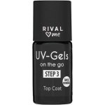 RIVAL Loves Me UV Gel lak na nehty Top Coat 8 ml – Sleviste.cz