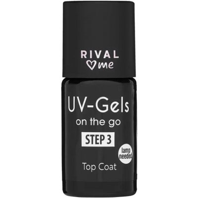 RIVAL Loves Me UV Gel lak na nehty Top Coat 8 ml – Sleviste.cz