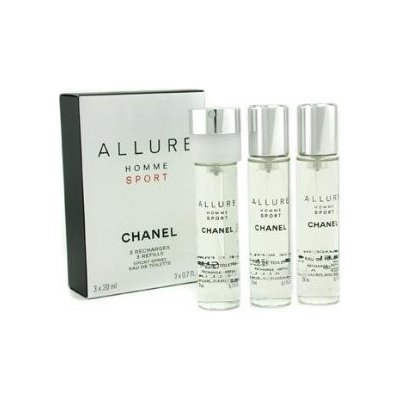 Chanel Chanel Allure Homme Sport toaletní voda pánská 3 x 20 ml náplň – Zboží Mobilmania