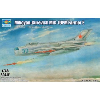 Trumpeter slepovací model Mikoyan Gurevich MIG 19pl Farmer E 1:48