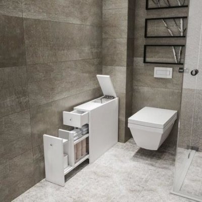 Hanah Home Bathroom Cabinet Calencia - White – Zboží Mobilmania