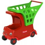 DOLONI Dětské auto s košíkem zeleno-červené – Sleviste.cz