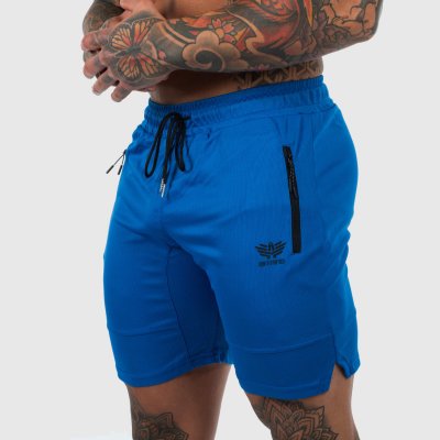 Iron Aesthetics Sportovní šortky Lightning modré – Hledejceny.cz