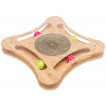 Trixie Škrábadlo v dřevěném rámu s hračkami 35 x 4 x 35 cm – Zboží Mobilmania
