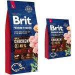 Brit Premium by Nature Adult Large Breed Chicken 18 kg – Hledejceny.cz