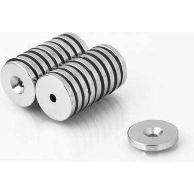 Neodymový magnet pod šroubem MP 25x(7,5x4,5)x3 N38 – Hledejceny.cz