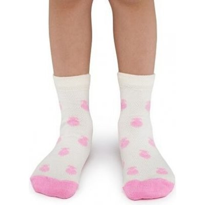 Vlnka Dětské letní Merino ponožky kotníkové ovečka růžová – Zboží Mobilmania