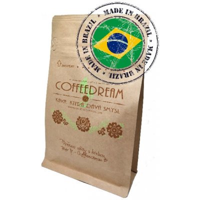 Coffeedream Káva Brazílie Boutique Obata hrubé mletí frenchpress filtrovaná káva A29 250 g – Zbozi.Blesk.cz