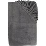 Livarno Napínací plyšové prostěradlo šedé 180-200x200 – Zboží Dáma