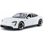 Bburago Porsche Taycan Turbo S 2019 Carrara bílá 1:24 – Hledejceny.cz