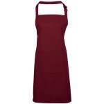 Premier Workwear Keprová pracovní zástěra s kapsou z kolekce Colours Collection vínová Pantone 216C 72x86cm PW154 – Hledejceny.cz