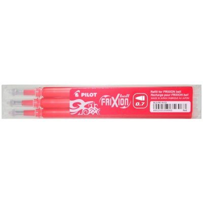Pilot FriXion červená 0,35mm vymazatelná 3 ks BLS-FR-7-R-S3 – Zboží Živě