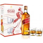 Johnnie Walker RED 40% 0,7 l (dárkové balení 2 sklenice) – Zbozi.Blesk.cz