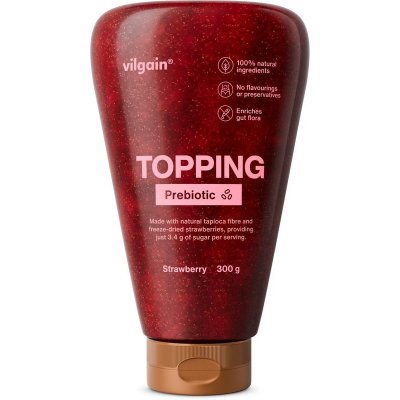 Vilgain Prebiotic Topping jahoda 300 g – Zboží Dáma