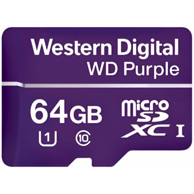 Western Digital Purple MicroSDXC 64 GB WDD064G1P0A – Zboží Živě