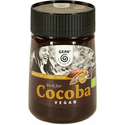 Gepa Bio vegan krém Cocoba z hořké čokolády 400 g – Zbozi.Blesk.cz