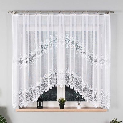 Oblouková záclona Julie 120x250 Bez řasící pásky – Hledejceny.cz