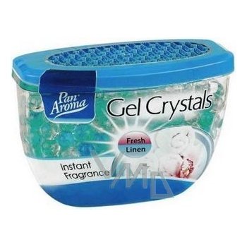 Pan Aroma gel Crystals Fresh Linen gelový osvěžovač vzduchu 150 g