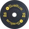 Činka a závaží SVELTUS OLYMPIC DISC BUMPER Nakládací kotouč 15 kg - 50 mm