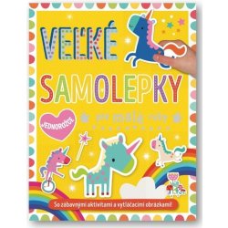 Veľké samolepky a maľovanky pre malé ruky Jednorožce