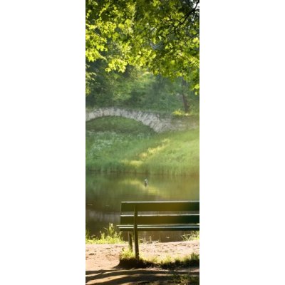 WEBLUX 15179119 Samolepka na lednici fólie Bench Lavice rozměry 80 x 200 cm – Zboží Mobilmania