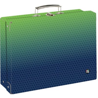 KARTON P+P Kufřík lamino hranatý A4 OXY NEXT Ombre Green 6-09826 – Zboží Dáma