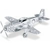 3D puzzle Metal Earth 3D puzzle Letadlo Mustang P-51 12 ks