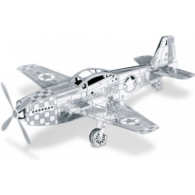 Metal Earth 3D puzzle Letadlo Mustang P-51 12 ks – Zbozi.Blesk.cz