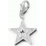 Zlatnictví Zlatíčko Stříbrný přívěsek s karabinkou hvězda AGP38 – Hledejceny.cz