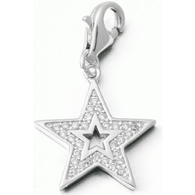 Zlatnictví Zlatíčko Stříbrný přívěsek s karabinkou hvězda AGP38 – Hledejceny.cz