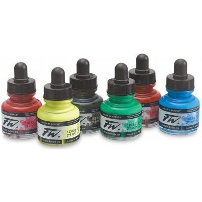 Umělecká akrylová tuš Daler Rowney 29,5 ml zlatá – Hledejceny.cz