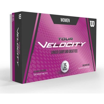 Wilson Tour Velocity Women 15-pack dámské golfové míčky