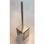 Hašpl Patka kotevní do betonu Typ U 100x100x4,0mm – Hledejceny.cz