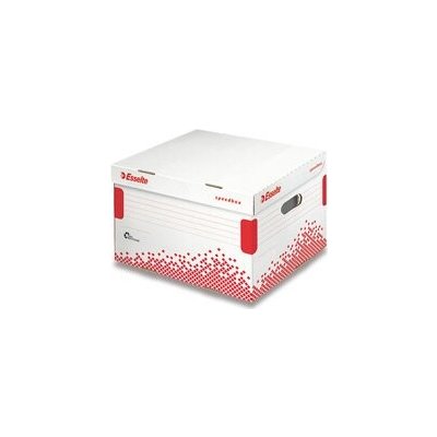 Esselte Speedbox - archivační kontejner s víkem - 355 × 193 × 252 mm A4 bílá – Zboží Živě