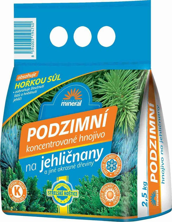 Nohelgarden Hnojivo MINERAL podzimní na jehličnany 2,5 kg