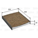 VALEO Filtr, vzduch v interiéru 701029 – Hledejceny.cz