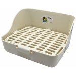 Tommi Toaleta pro králíky a fretky s roštem 28 x 21 x 16 cm – Zboží Mobilmania