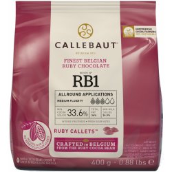 Callebaut Čokoláda ruby 33,6% 400 g