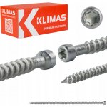 Vruty do dřeva Klimas Wkręt-Met 8 x 220 mm 50 ks – Hledejceny.cz