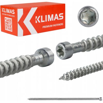 Vruty do dřeva Klimas Wkręt-Met 8 x 220 mm 50 ks – Hledejceny.cz