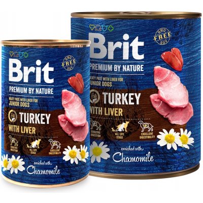 Brit Premium by Nature Dog Turkey With Liver 400 g – Zboží Mobilmania