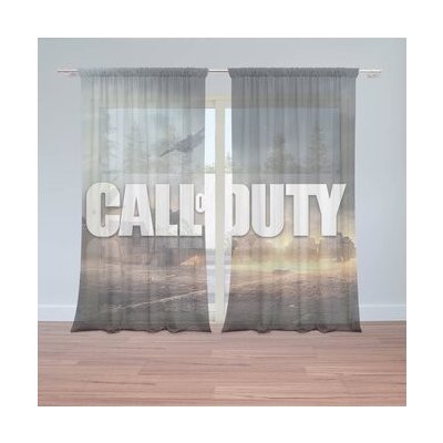 Sablio Záclony Call of Duty Bojiště: 2ks 150x250cm – Hledejceny.cz