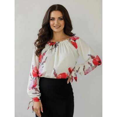 Dámská halenka VS-DB-1901 makový květ – Zbozi.Blesk.cz