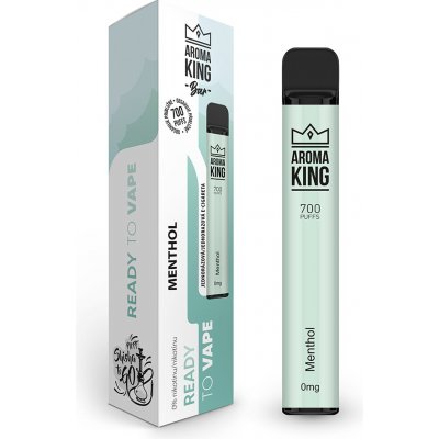 Aroma King Hookah Menthol 0 mg 700 potáhnutí – Hledejceny.cz
