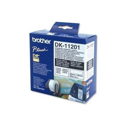 Brother DK-11201 '(papírové / standardní adresy - 400 ks)'(29x90 mm, 400 ks, ) – Zboží Mobilmania